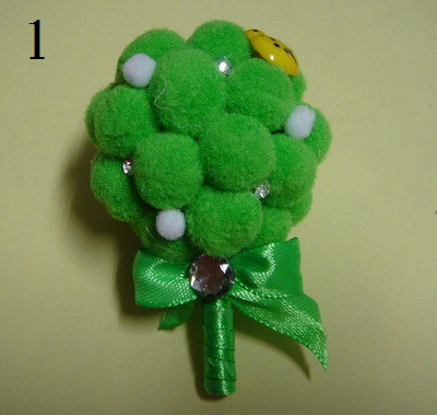 花椰菜鑰匙圈材料包/每包35元