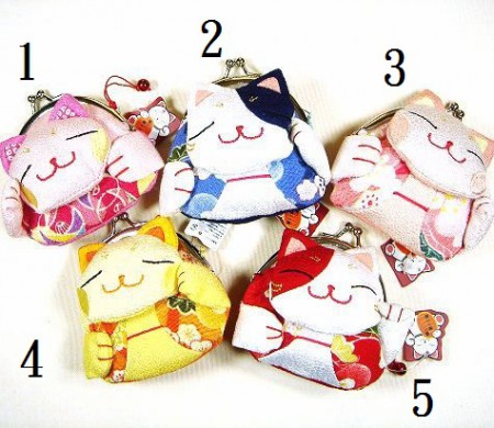 大頭招財貓搭扣零錢包/每只100元